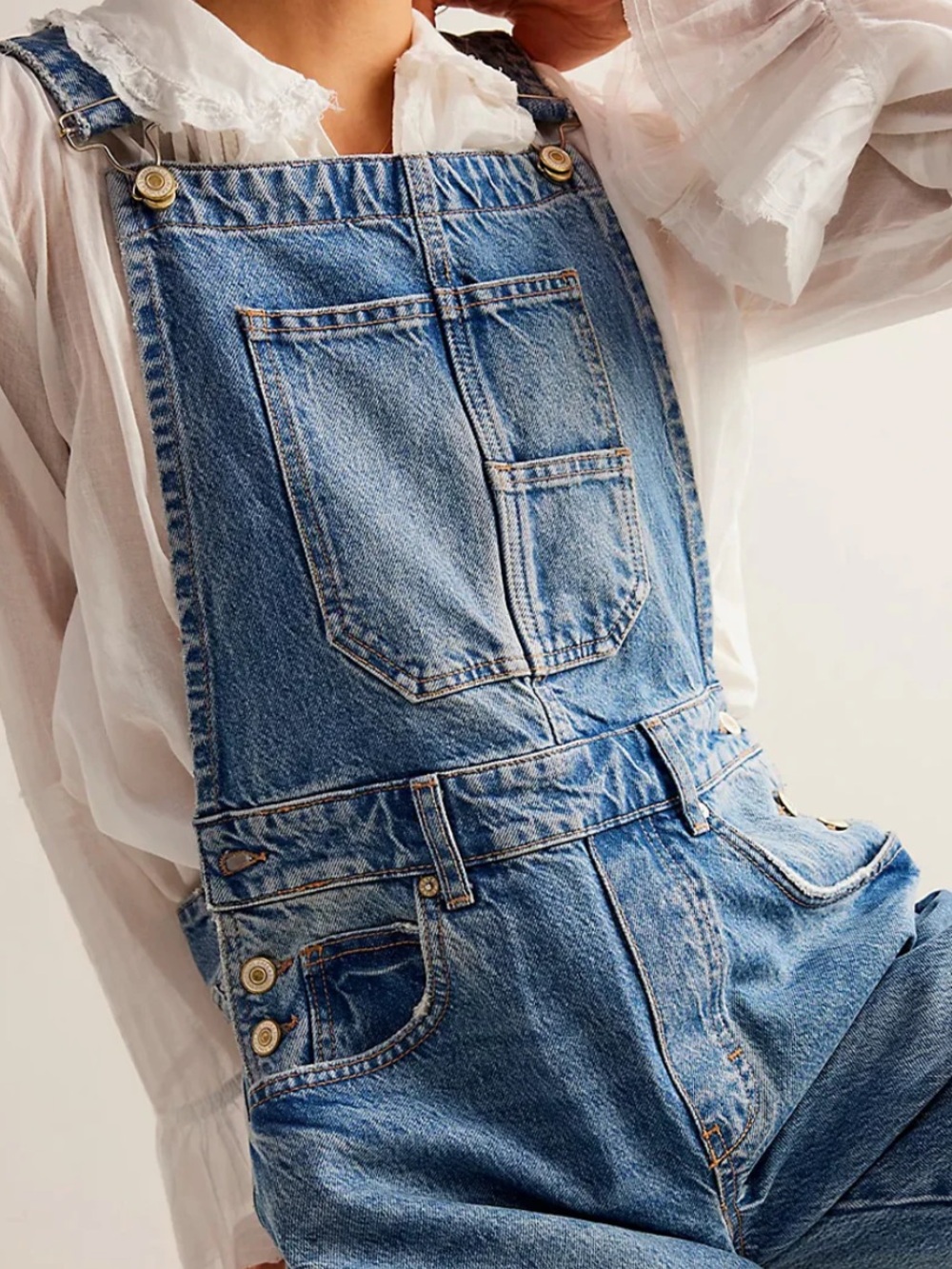 We the Free Good Luvk Barrel Overalls - Picture 3 of 5